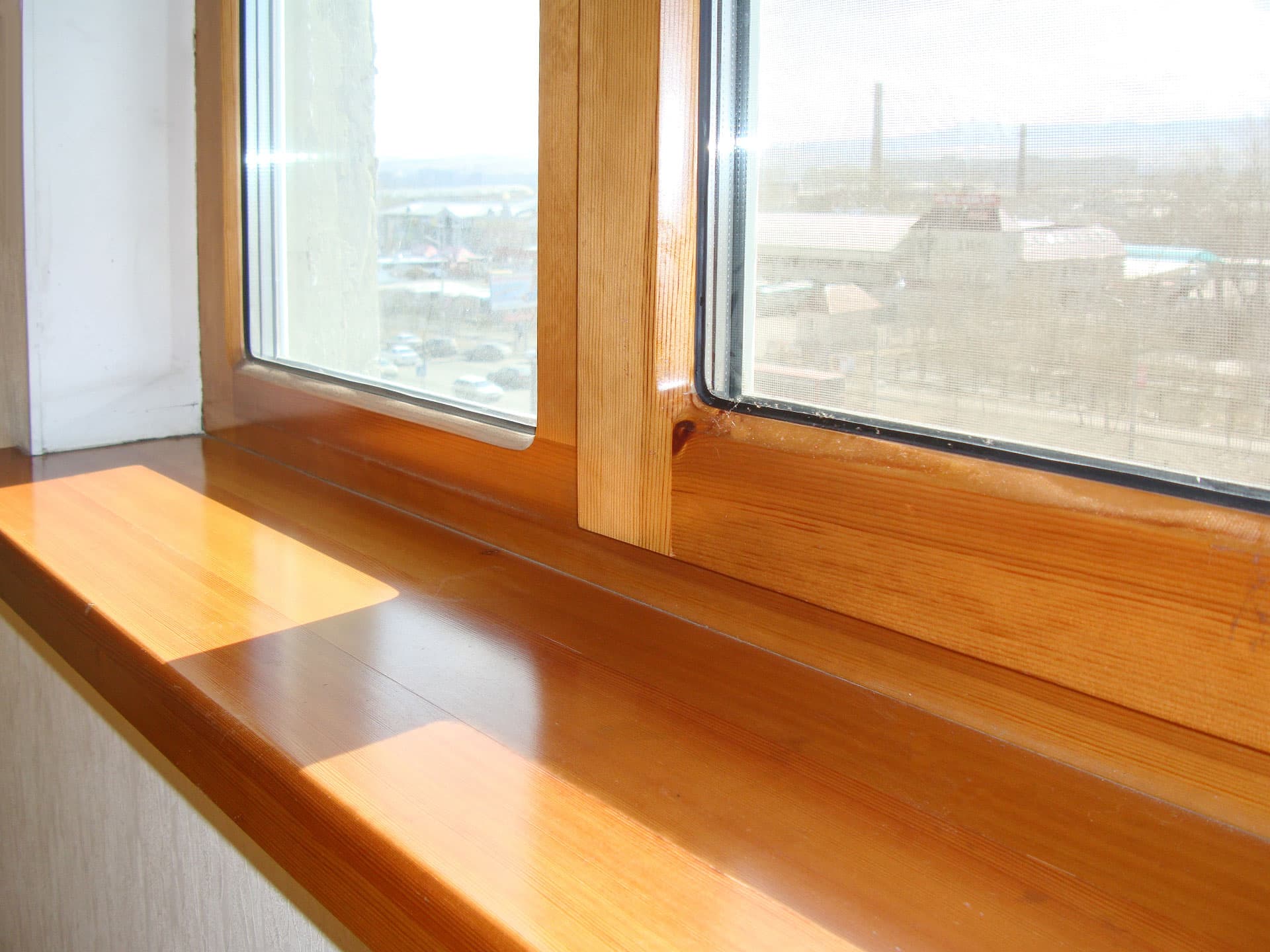 Ventanas de madera en Santiago de Compostela